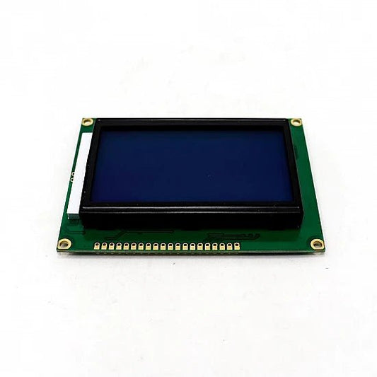 12864B V2.0 128x64 Graphic LCD Display Module (ST7920, Blue Backlight) - Compoden