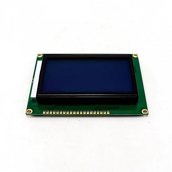 12864B V2.0 128x64 Graphic LCD Display Module (ST7920, Blue Backlight) - Compoden