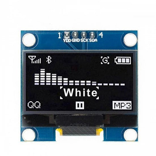 1.3 inch OLED Display Module 128x64 I2C White (SH1106) - Compoden