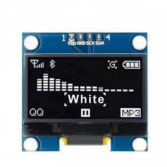 1.3 inch OLED Display Module 128x64 I2C White (SH1106) - Compoden