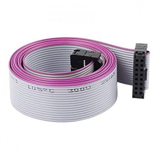 16 Pin Flat Ribbon Cable (FRC) Cable - 2.54mm Pitch - Variable Length - Compoden
