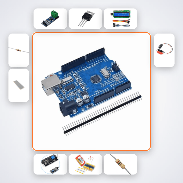 18650 Cell Capacity Tester Kit with Arduino Uno - Compoden