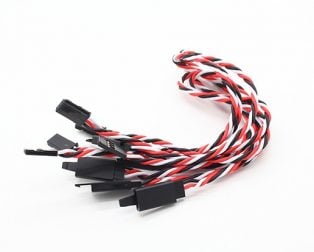 45CM Servo Lead Extention (Futaba) 26AWG – 2pcs - Compoden