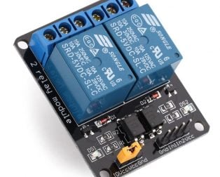 5V Dual Channel Relay Module with Optocoupler - Compoden