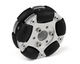 60mm Double Aluminium Omni Wheel - Compoden