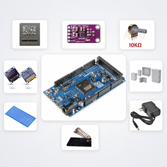 4-Band Graphic Equaliser Kit with Arduino Due + LED