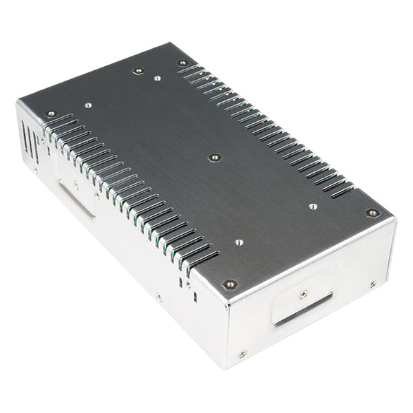 24V panel SMPS, metal chassis with screw terminals (representative image)
