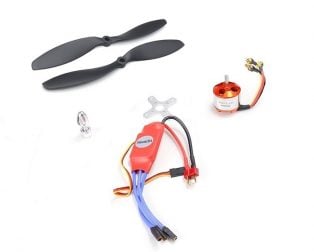 A2212 1000 KV Brushless DC Motor with SimonK 30A ESC and1045 Propeller Set - Compoden