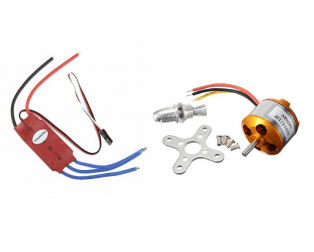 A2212 13T 1400KV Brushless Motor for Drone and SimonK 30A ESC - Compoden