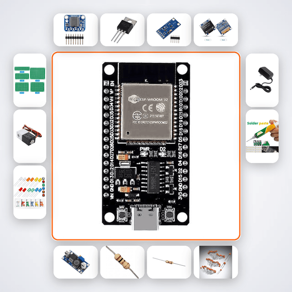 Adaptive Circadian Lighting System Kit with ESP32 + LED - Compoden