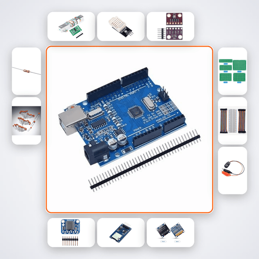 Advanced Greenhouse Monitor Kit - Weight, Humidity & Temperature Logger - Compoden