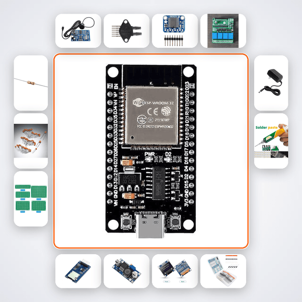 Aeroponic Misting Pulse Controller Kit with ESP32 + Sensor - Compoden