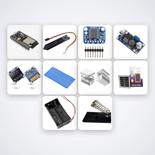 AI Crop Yield Predictor Node Variant 3 Kit with ESP32 + DHT22 - Compoden