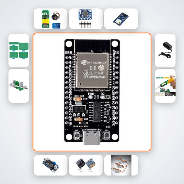 AI Energy Forecast Load Predictor Kit with ESP32 + LED - Compoden