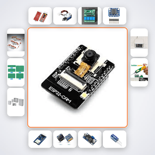 AI Face Detection Entry System Kit with ESP32 + Relay - Compoden