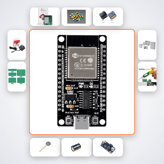 AI Generative Pixel Art Creator Variant 35 Kit with ESP32 + LED - Compoden