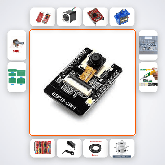 AI Portrait Sketch Generator Display Variant 27 Kit with ESP32 - Compoden