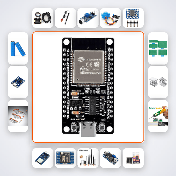 AI-Powered Water Quality Monitor Kit with ESP32 + Sensor - Compoden
