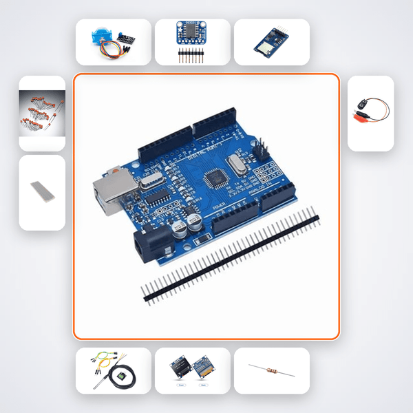 Antibiotic Effectiveness Monitor Kit with Arduino Uno + Sensor - Compoden
