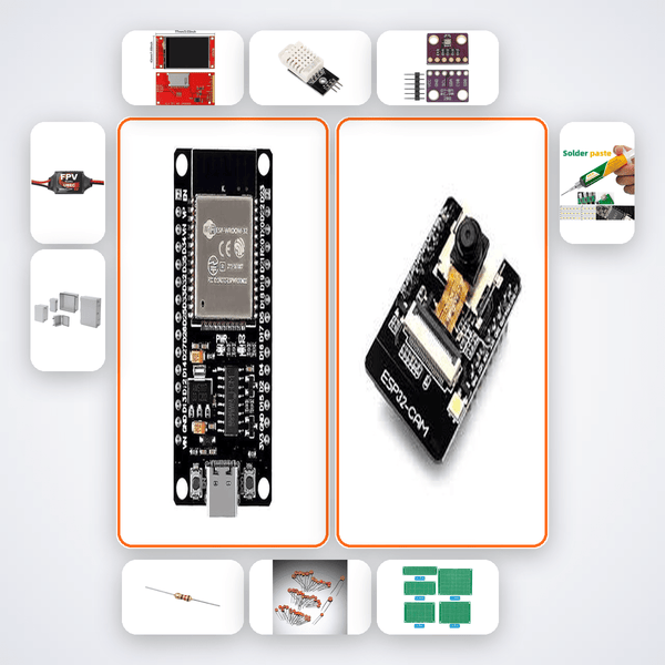 AR Sensor Overlay Display Kit with ESP32 + Camera - Compoden