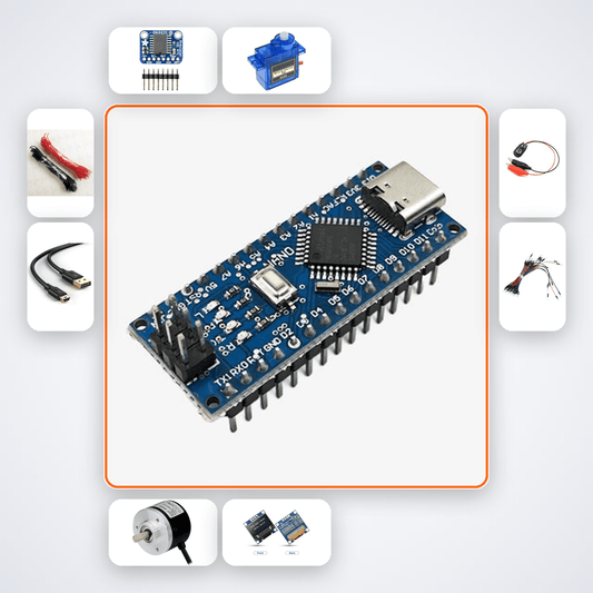 Arduino Automatic Pet Feeder Kit Kit with Arduino Nano + Servo - Compoden
