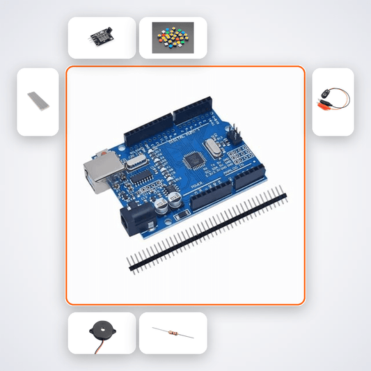 Arduino Countdown Timer Project Kit - TM1637 4-Digit Display - Compoden