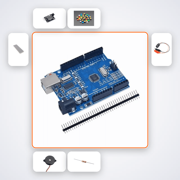 Arduino Countdown Timer Project Kit - TM1637 4-Digit Display - Compoden