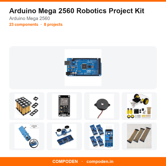Arduino Mega 2560 Robotics Project Kit - Compoden