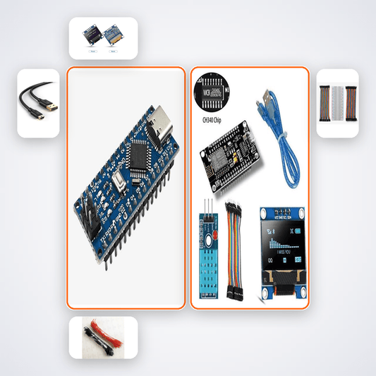 Arduino Mini Weather Station Kit Kit with Arduino Nano - Compoden