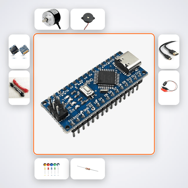 Arduino Morse Code Encoder Decoder Kit with Arduino Nano - Compoden