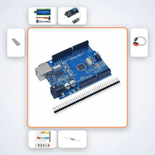 Arduino Oscilloscope Probe Calibrator Kit - 1kHz 3.3V Square Wave Generator - Compoden