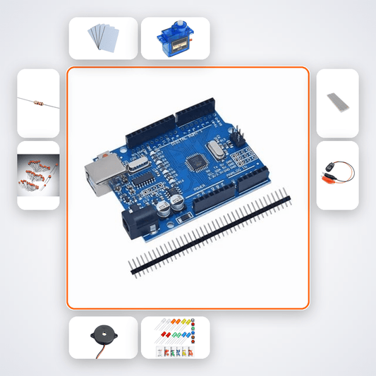 Arduino RFID Door Lock Kit with Arduino Uno + Servo - Compoden