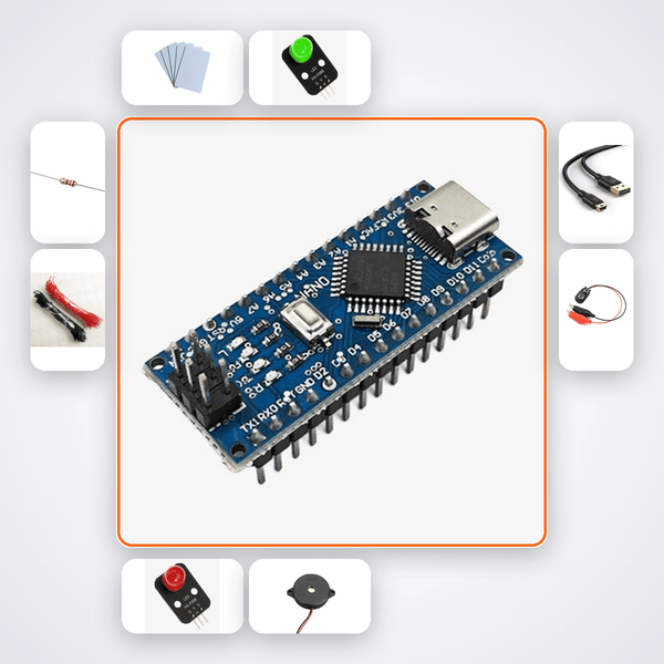 Arduino RFID Library Book Scanner Kit with Arduino Nano - Compoden
