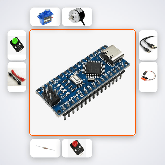 Arduino Servo Door Lock Kit Kit with Arduino Nano + Servo - Compoden