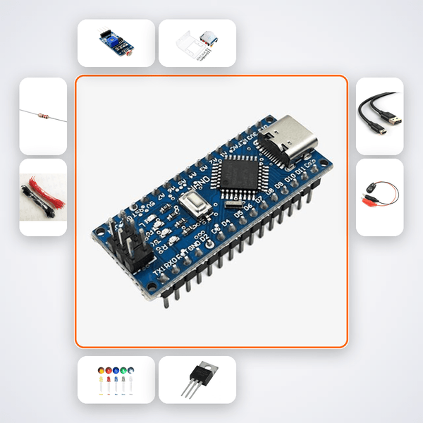 Arduino Smart Street Light Kit Kit with Arduino Nano - Compoden