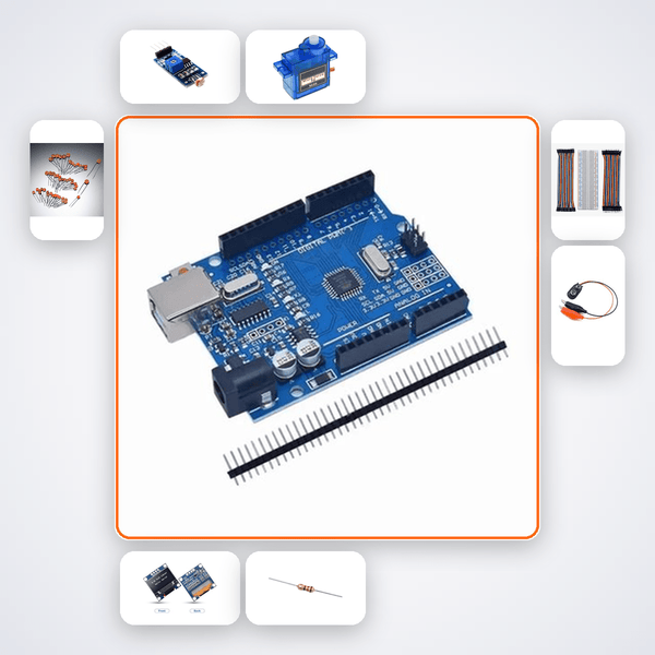 Arduino Solar Tracker Kit with LDR Sensors & Servos - Track the Sun - Compoden