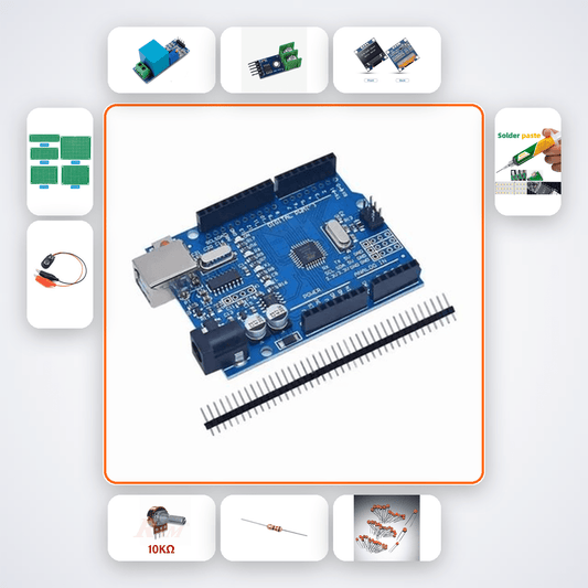 Arduino SSR AC Dimmer Kit - Smooth AC Dimming with Zero-Crossing Phase Control - Compoden