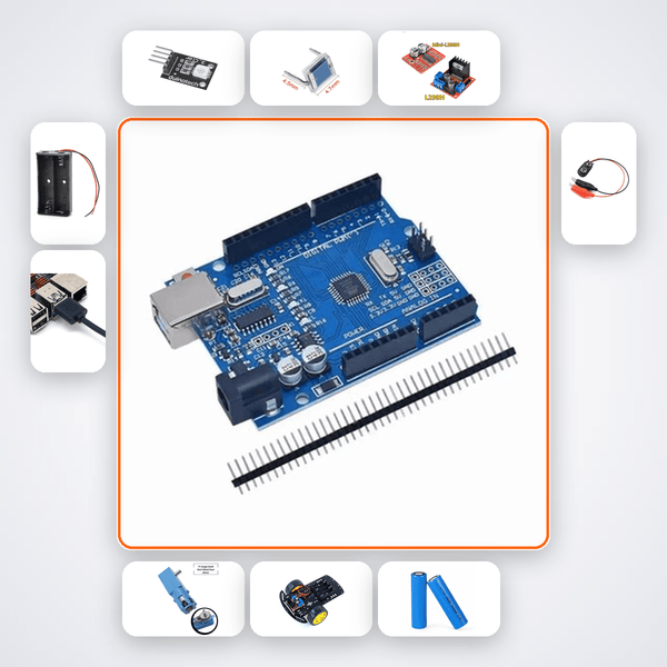 Arduino Swarm Formation Kit: Build Two IR-Communicating Distance-Locking Bots - Compoden