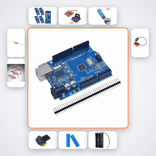 Arduino Uno Industrial Counter & Sumo Robot Kit - Compoden