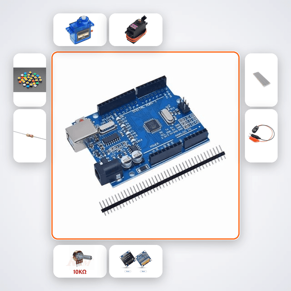 Arduino Uno Servo Tester Kit: Test Any RC Servo in 3 Modes - Compoden