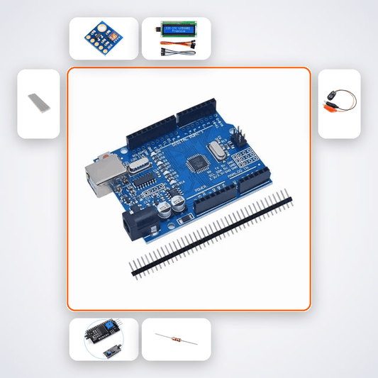 Arduino Uno UV Sensor Starter Kit - Build a UV Index Monitor for Sun Safety - Compoden