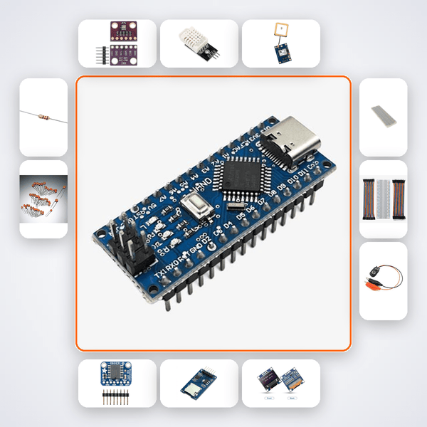 Arduino Weather Logger Kit for Hiking Trails - Log & Plot Data - Compoden