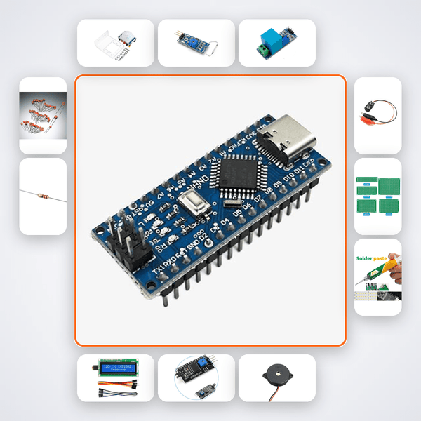 Auto Light Energy Saver Kit with Arduino Nano + NRF24 - Compoden