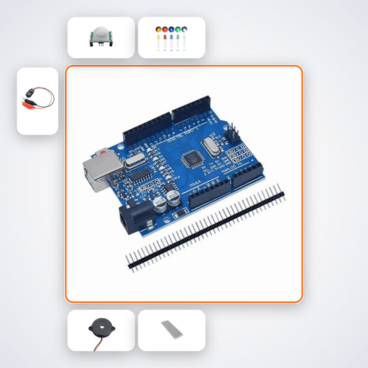 Auto Light Energy Saver Kit with Arduino Uno + LED - Compoden