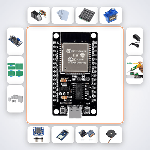 Automated Drug Locker Dispenser Variant 29 Kit with ESP32 + Servo - Compoden