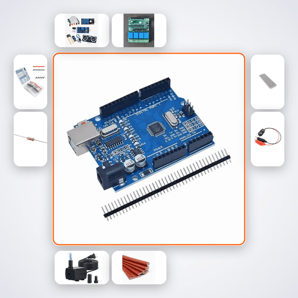 Automated Plant Watering Kit with Arduino Uno + Sensor - Compoden