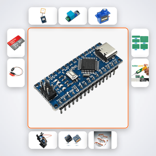 Automatic Antenna Tracker Kit with Arduino Nano + NRF24 - Compoden