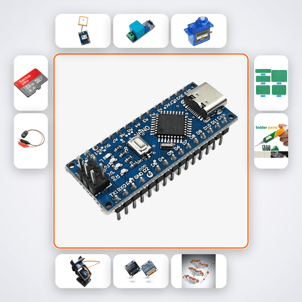 Automatic Antenna Tracker Kit with Arduino Nano + NRF24 - Compoden