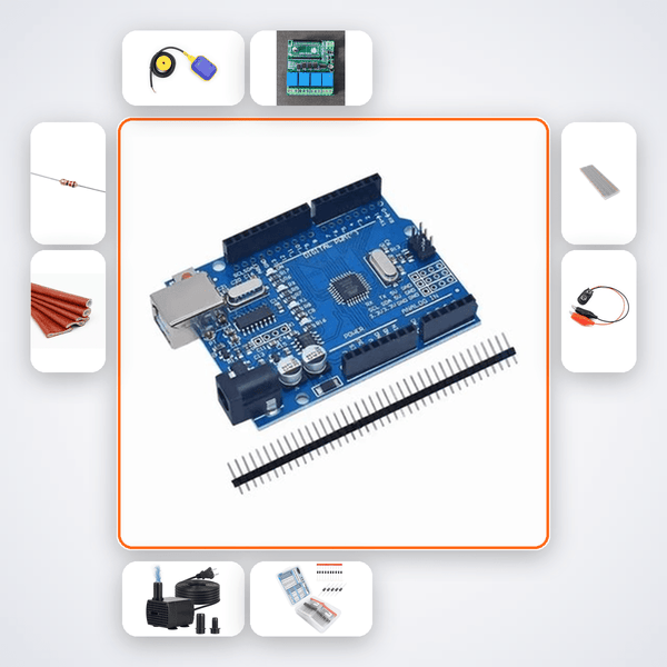 Automatic Pet Water Refill Kit with Arduino Uno + Sensor - Compoden