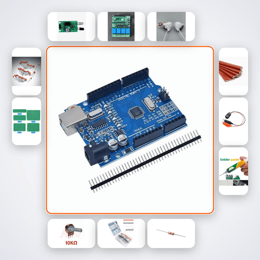 Automatic Soap Dispenser Kit with Arduino Uno + Sensor - Compoden